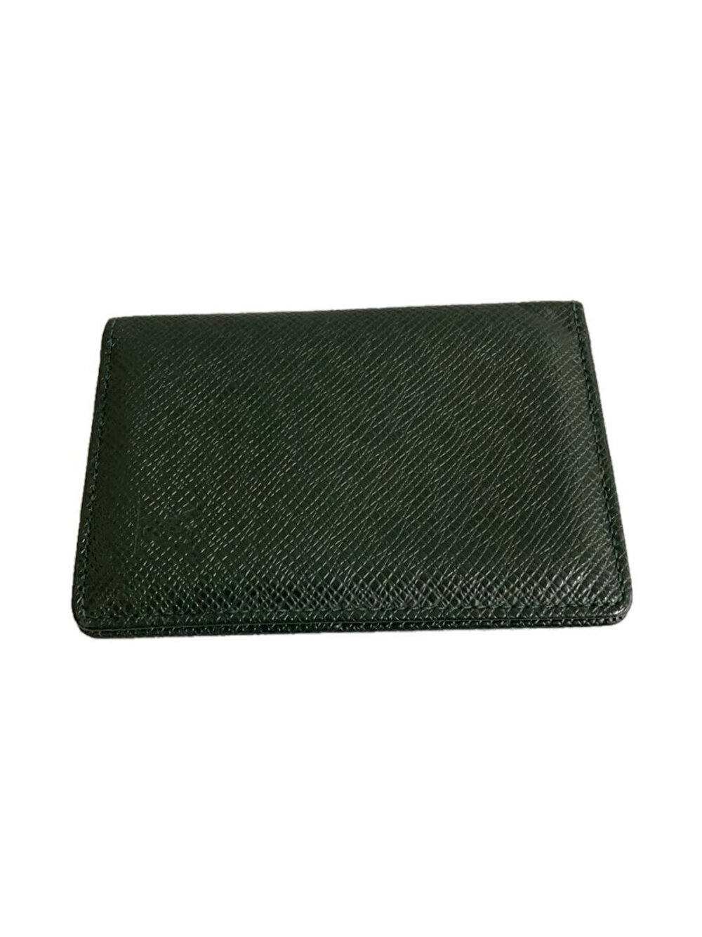 LOUIS VUITTON Organizer de Poche Taiga Leather Green